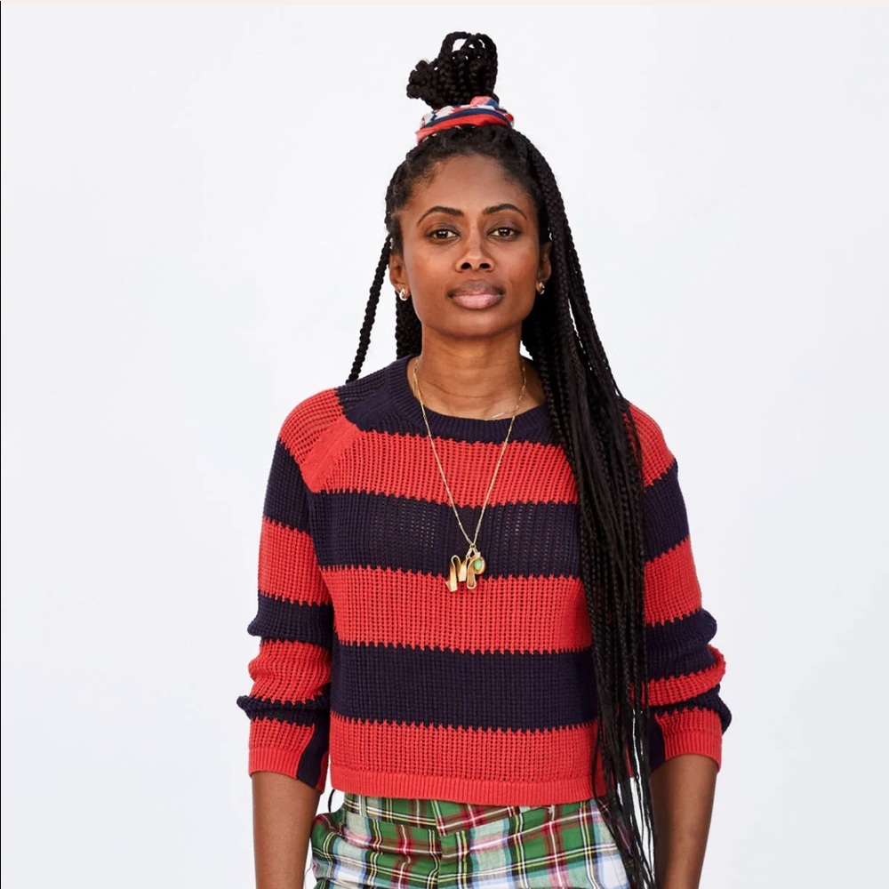 NWT Clare V. raglan sweater